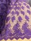 1 Yard Bridal Lace Mesh Corded Flower Embroidery Fabric 100 Percent Polyester 50/51 Inches Wide